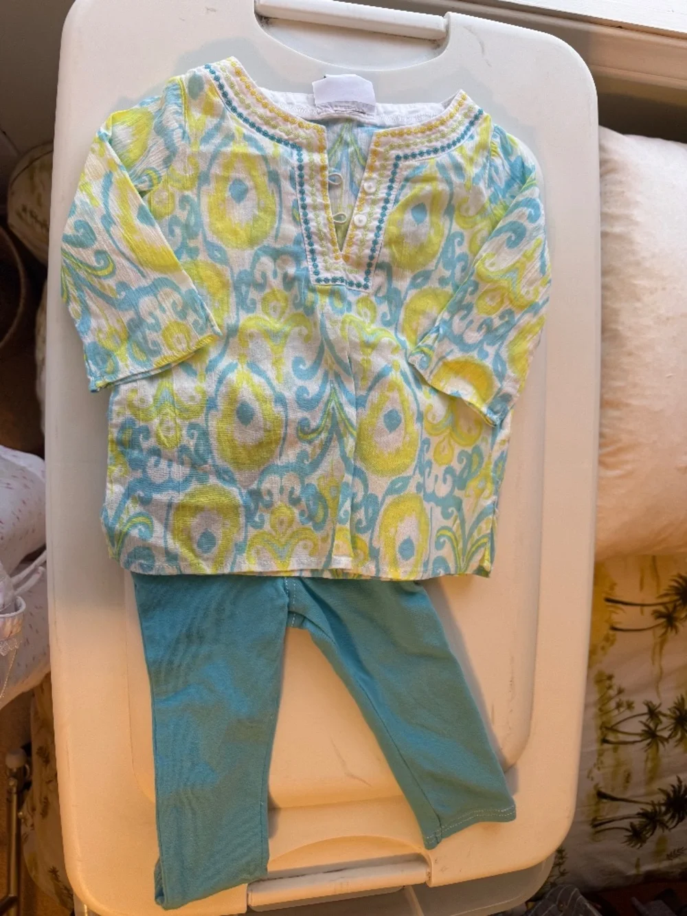 Little Maven Tunic outfit 2 piece 6-9 months girls, baby